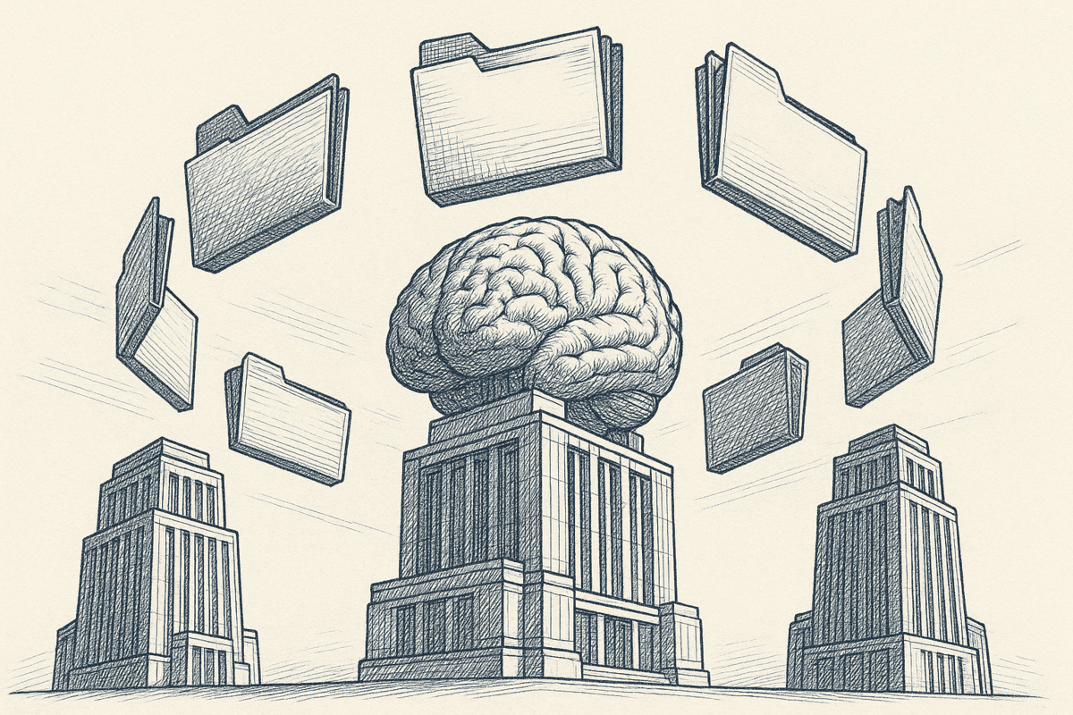 Illustration representing Context Link as a unified AI knowledge layer