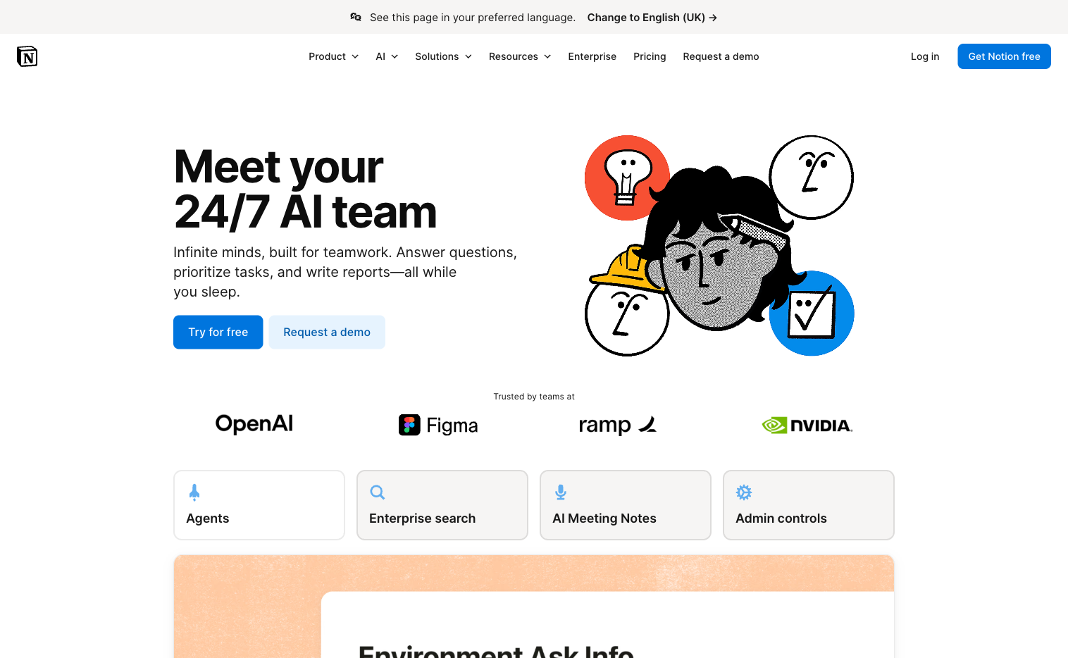 AI productivity tools like Notion AI for workspace automation